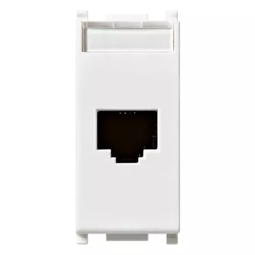 Vimar - 14338.8 - RJ45 Cat5e Netsafe UTP outlet white