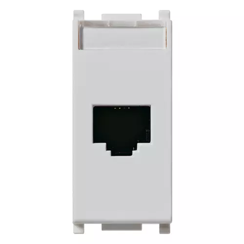 Vimar - 14339.11.SL - RJ45 Cat5e Netsafe UTP outlet Silver