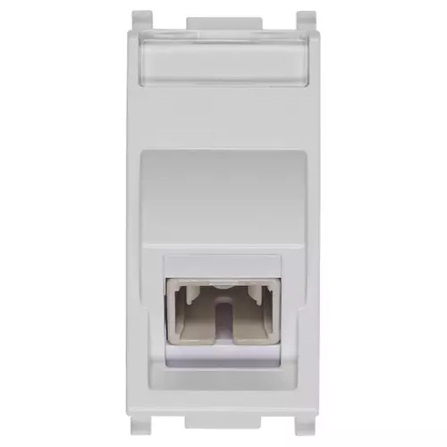 Vimar - 14351.SC.SL - Multi fiber-optic outlet 50/125 SC Silve