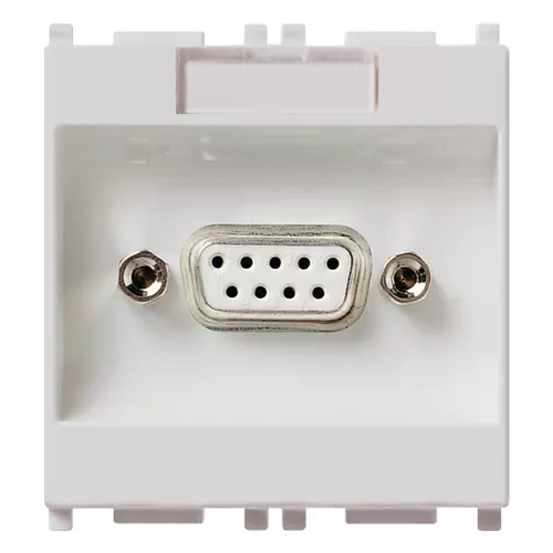 Vimar - 14365.SL - Toma de conector 9P SUB D Silver