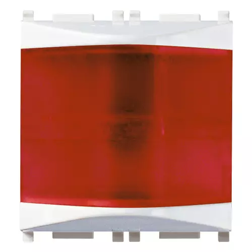 Vimar - 14387.R - Spia prismatica rosso bianco