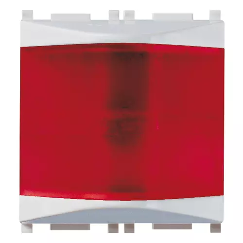 Vimar - 14387.R.SL - Voyant prismatique rouge Silver