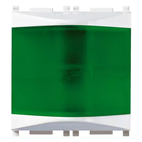 Vimar - 14387.V - Green prismatic indicator unit white