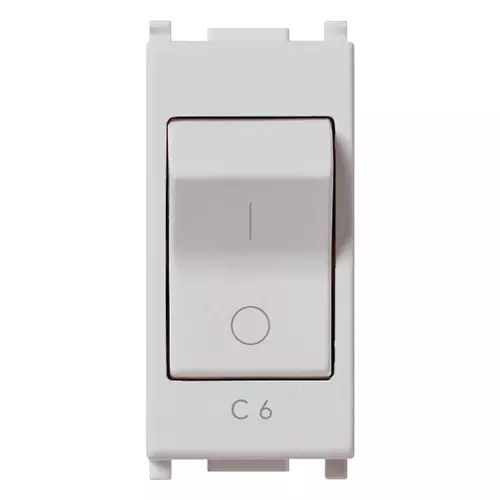 Vimar - 14405.06.SL - Interruptor MT 1P+N C6 120-230V Silver