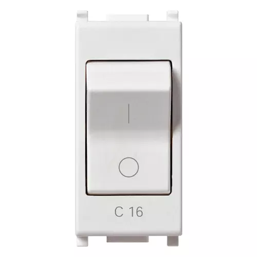 Vimar - 14405.16 - Interruttore MT 1P+N C16 120-230V bianco