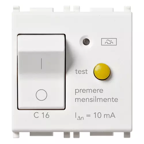 Vimar - 14411.16 - FI-Schalter 1P+N C16 10mA weiß