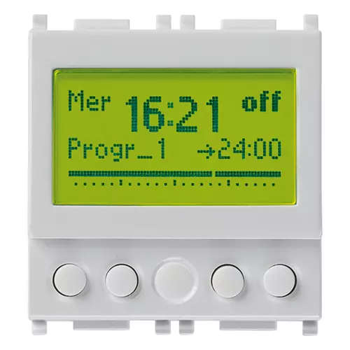 Vimar - 14448.SL - 1-channel timer switch 120-230V Silver