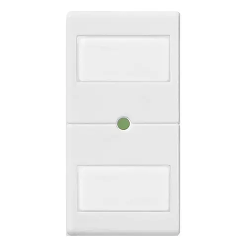 Vimar - 14531.2T - Button 1M with 2 name-plates white