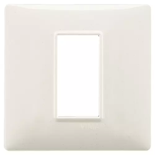 Vimar - 14641.06 - Placca 1M bianco granito