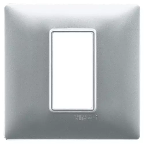 Vimar - 14641.20 - Plaque 1M techn. argent mat