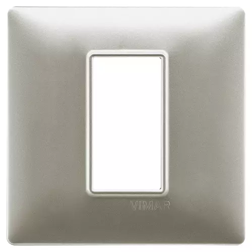 Vimar - 14641.21 - Plaque 1M techn. nickel mat