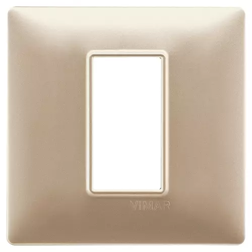 Vimar - 14641.22 - Plaque 1M techn. champagne mat