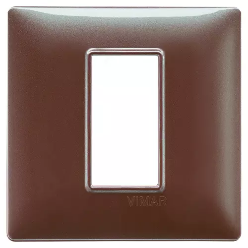 Vimar - 14641.23 - Plaque 1M techn. marron iridescent