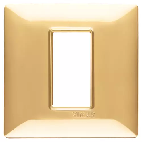 Vimar - 14641.24 - Plate 1M techn. polished gold