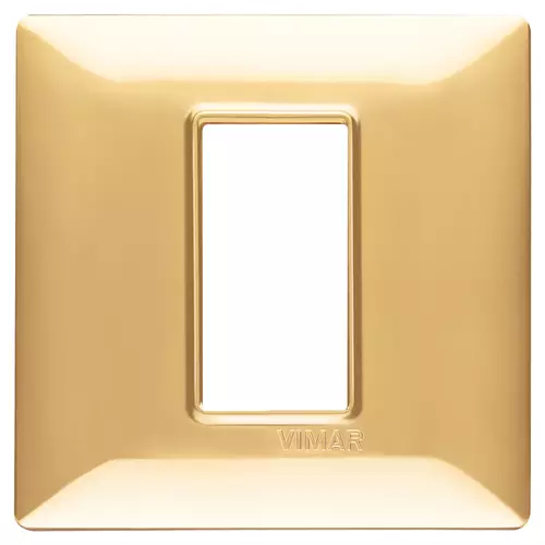 Vimar - 14641.24 - Placa 1M tecn. oro brillante