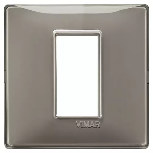 Vimar - 14641.40 - Plaque 1M Reflex cendre