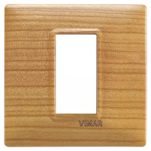 Vimar - 14641.63 - Abdeckrahmen 1M Naturholz kirschholz