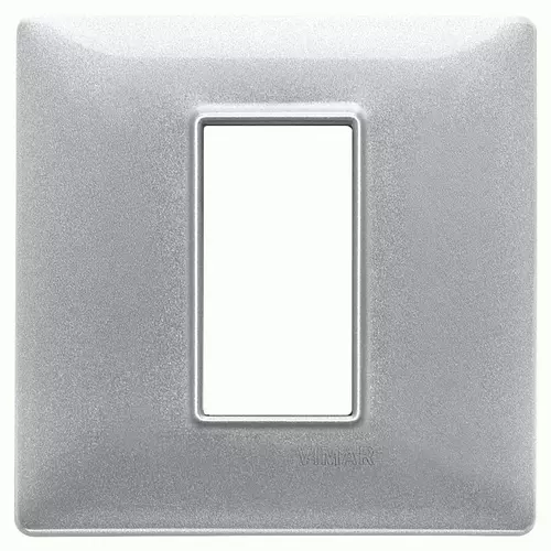 Vimar - 14641.71 - Plate 1M metal Silver