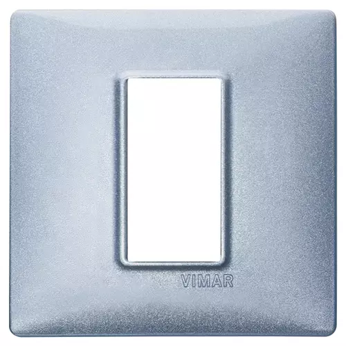 Vimar - 14641.73 - Placa 1M metal azul metalizado