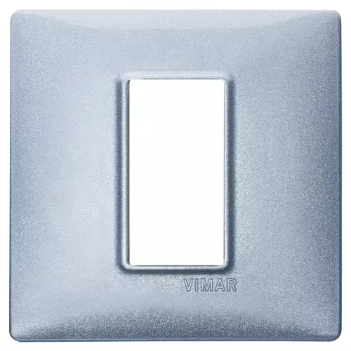 Vimar - 14641.73 - Abdeckrahmen 1M Metall blau-metallic