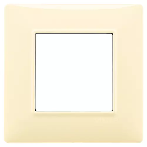 Vimar - 14642.04 - Plate 2M techn. cream