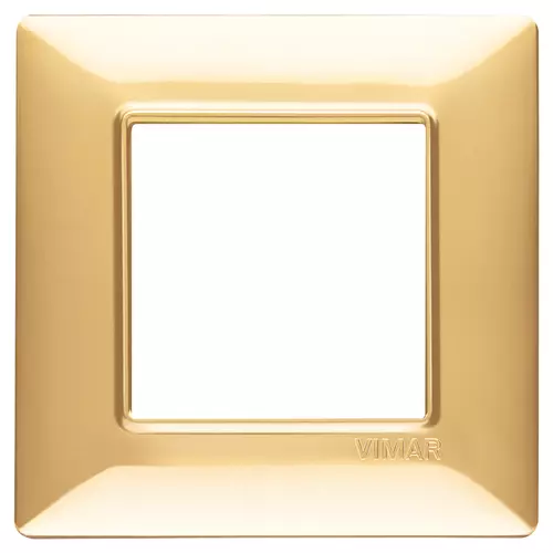 Vimar - 14642.24 - Abdeckrahmen 2M Techn. gold glänzend