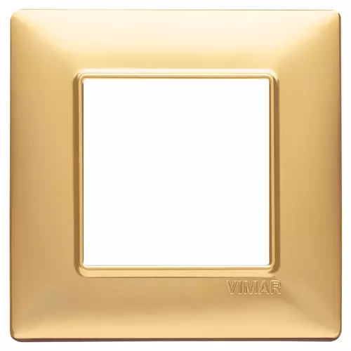 Vimar - 14642.25 - Plate 2M techn. matt gold