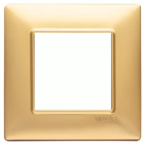 Vimar - 14642.25 - Placa 2M tecn. oro mate