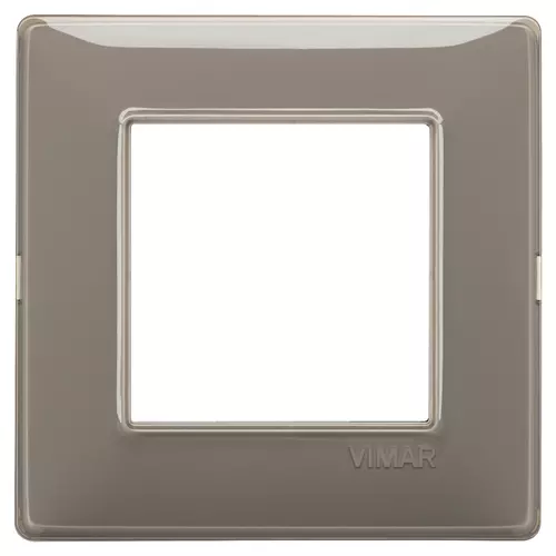 Vimar - 14642.40 - Plaque 2M Reflex cendre