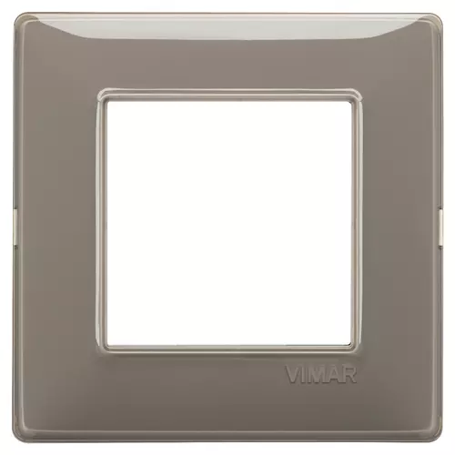 Vimar - 14642.40 - Abdeckrahmen 2M Reflex asche