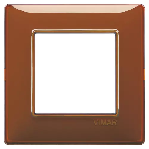 Vimar - 14642.49 - Plaque 2M Reflex tabac