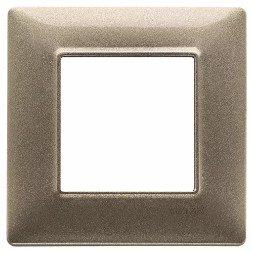 Vimar - 14642.70 - Abdeckrahmen 2M Metall bronze-metallic