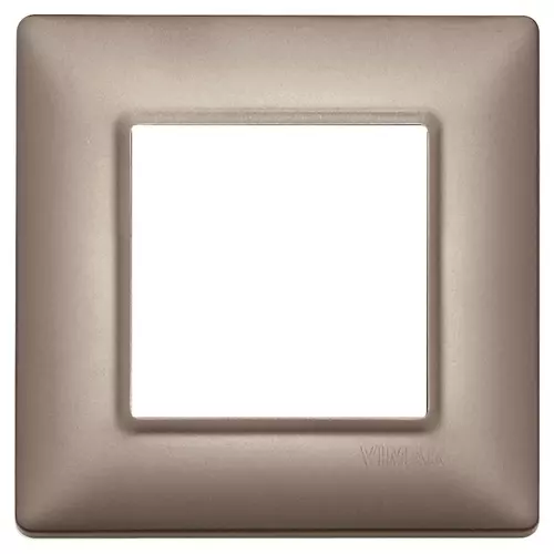Vimar - 14642.74 - Placa 2M metal níquel perlado