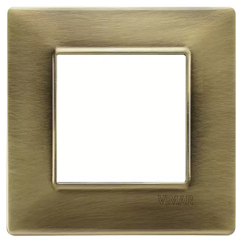 Vimar - 14642.76 - Plate 2M metal antique brass