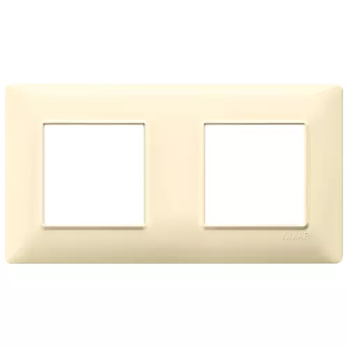 Vimar - 14643.04 - Plate 4M (2+2) 71mm techn. cream