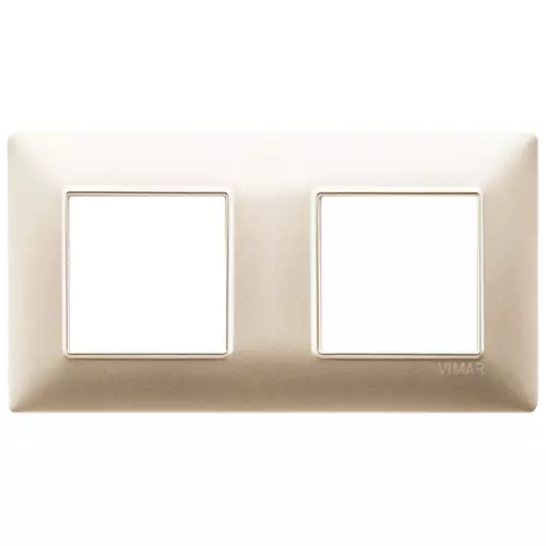 Vimar - 14643.22 - Plaque 4M(2+2) entr71 techn.champagnemat