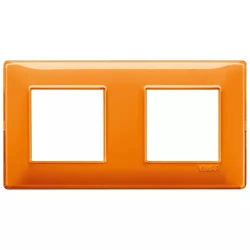Vimar - 14643.48 - Plaque 4M (2+2) entraxe71Reflex orange