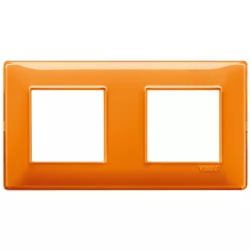 Vimar - 14643.48 - Plate 4M (2+2) 71mm Reflex orange