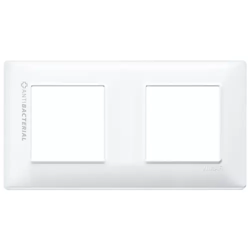 Vimar - 14643.AB.01 - Placa 4M(2+2)x71 tecn.antibacter.blanco