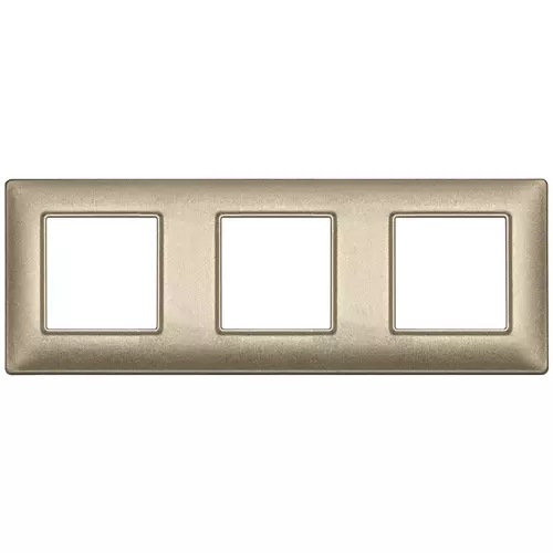 Vimar - 14644.26 - Plate 6M (2+2+2) 71mm metall.bronze