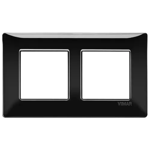 Vimar - 14645.05 - Plaque 4M (2+2) entraxe 57 techn.noir