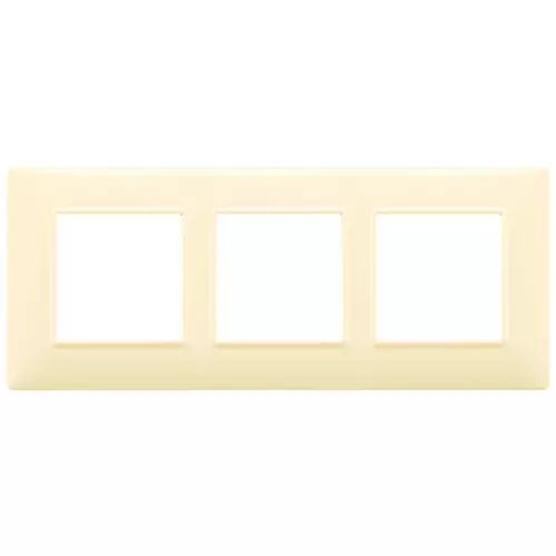 Vimar - 14646.04 - Plate 6M (2+2+2) 57mm techn.cream