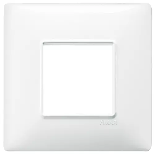 Vimar - 14647.01 - Plaque 2M BS techn.blanc