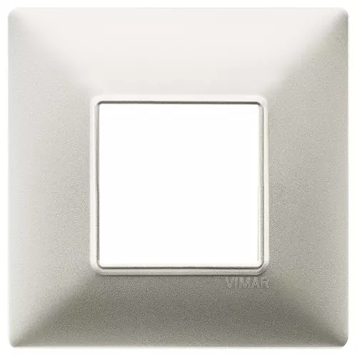 Vimar - 14647.21 - Plaque 2M BS techn.nickel mat