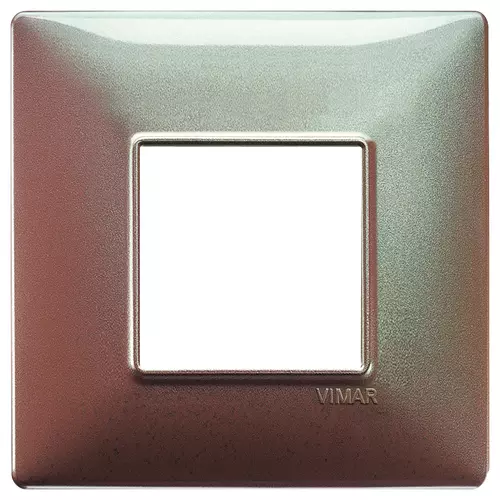 Vimar - 14647.23 - Plate 2M BS techn.iridescent brown