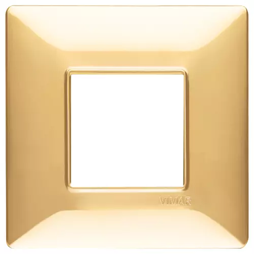 Vimar - 14647.24 - Plate 2M BS techn. polished gold