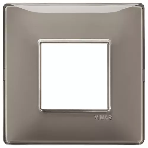 Vimar - 14647.40 - Placa 2M BS Reflex ceniza