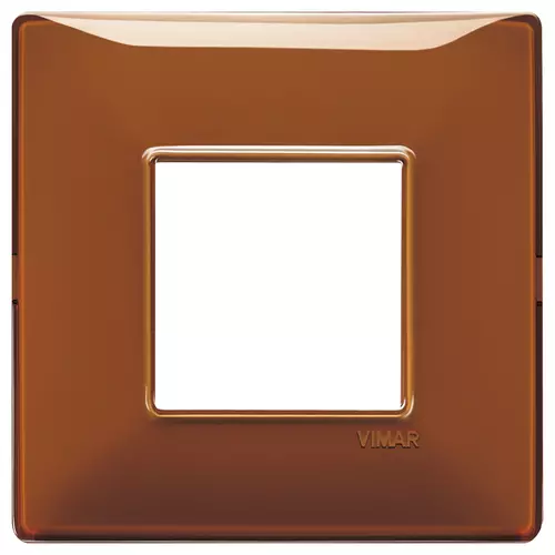 Vimar - 14647.49 - Placa 2M BS Reflex tabaco