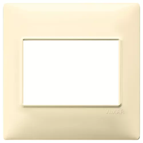 Vimar - 14648.04 - Plate 3M BS techn. cream