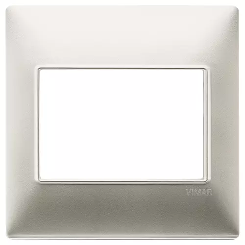 Vimar - 14648.21 - Plaque 3M BS techn.nickel mat